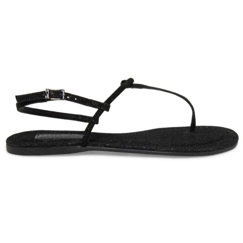 rasteira santa lolla tecido luxor brilhosa