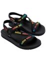 sandalia melissa stripes m lover ad 35963