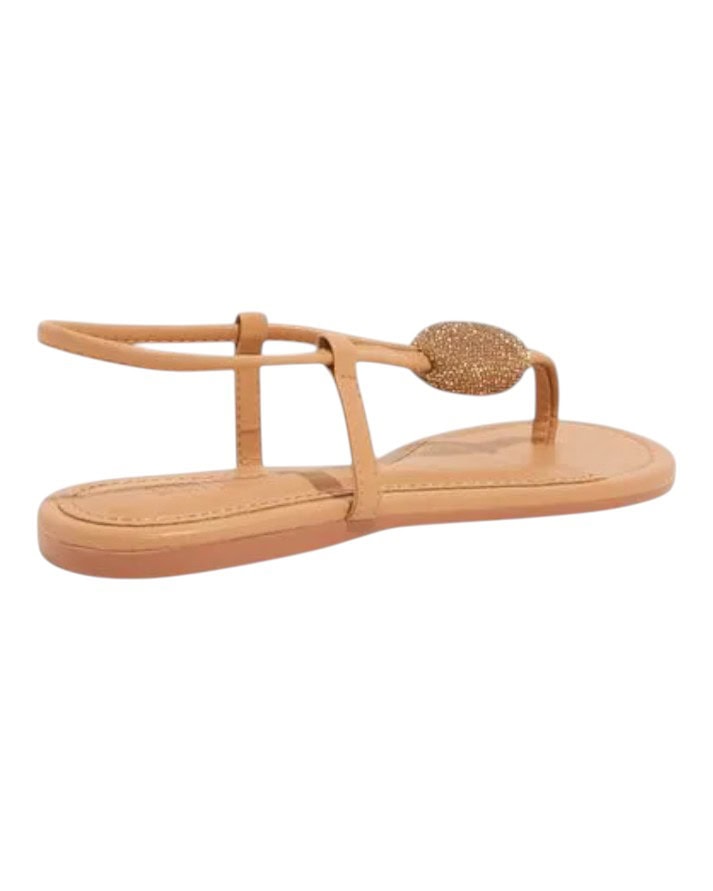 sandália rasteira feminina santa lolla bico redondo brilhante original sandália rasteira feminina santa lolla bico redondo brilhante original