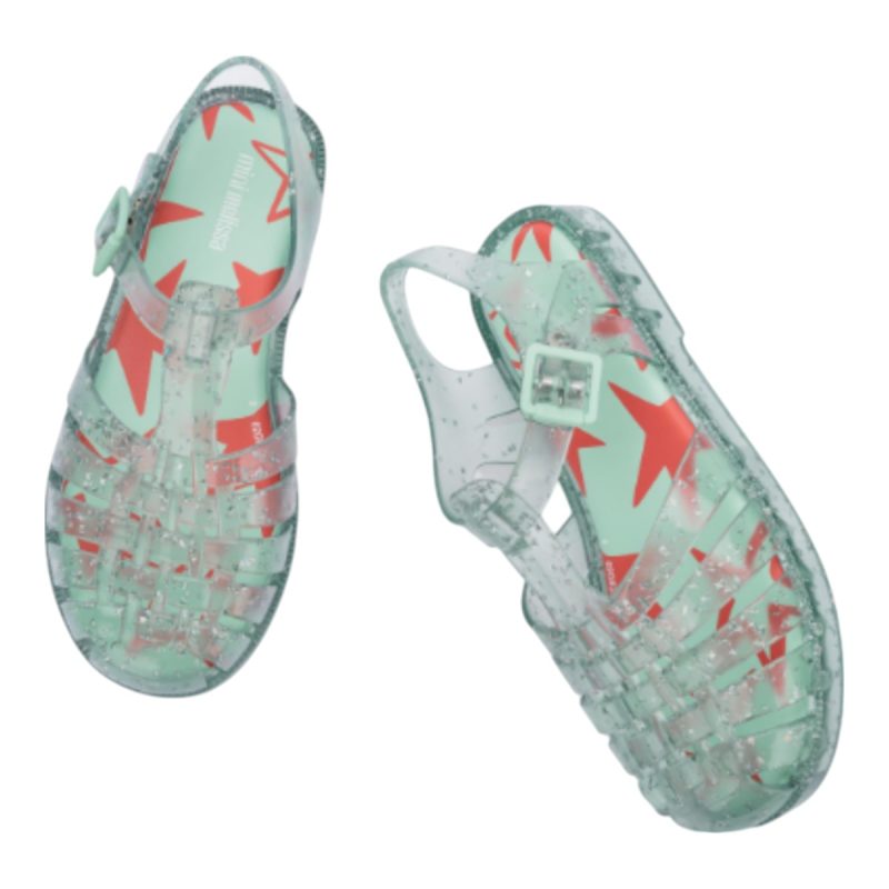 sandália mini melissa possession shiny elements infantil original sandália mini melissa possession shiny elements infantil original