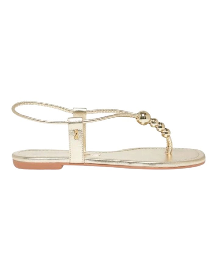 sandália rasteira santa lolla cristal metallic moderna original