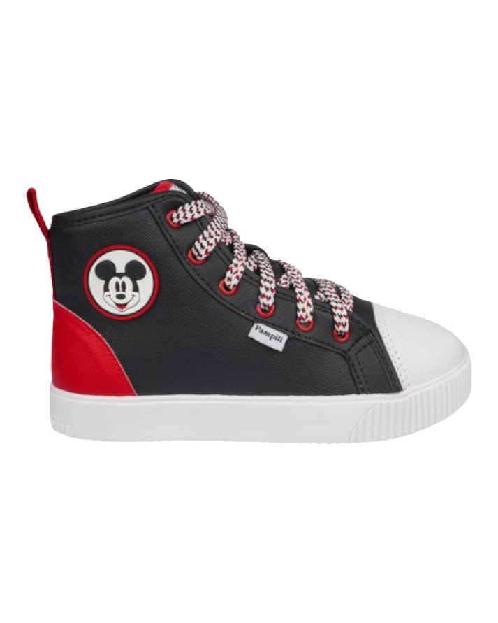 tênis pampili mickey mouse cano medio original lançamento