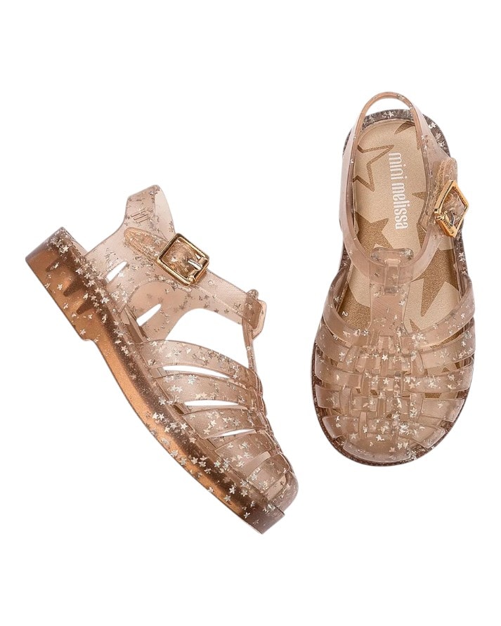 sandália mini melissa possession shiny elements baby original sandália mini melissa possession shiny elements baby original