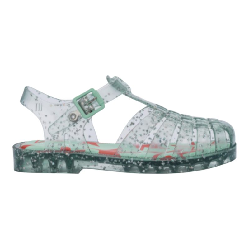 sandália mini melissa possession shiny elements infantil original sandália mini melissa possession shiny elements infantil original