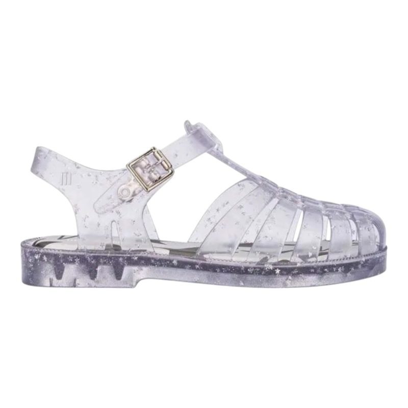 sandália mini melissa possession shiny elements infantil original sandália mini melissa possession shiny elements infantil original