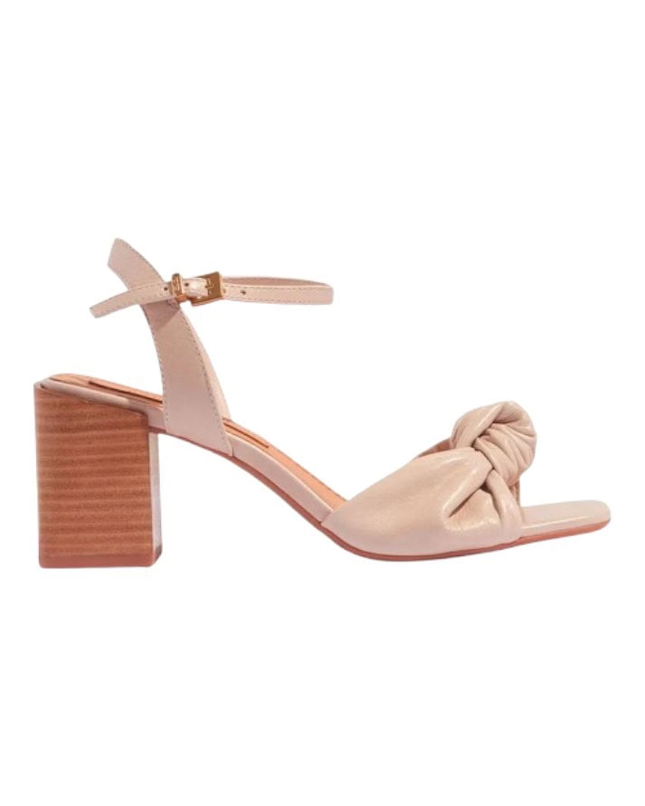 sandália santa lolla salto bloco couro torino original