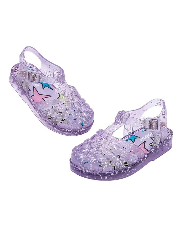 sandália mini melissa possession shiny elements baby original sandália mini melissa possession shiny elements baby original