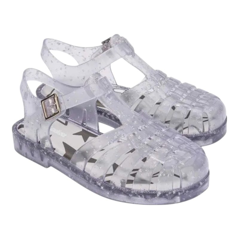 sandália mini melissa possession shiny elements infantil original sandália mini melissa possession shiny elements infantil original