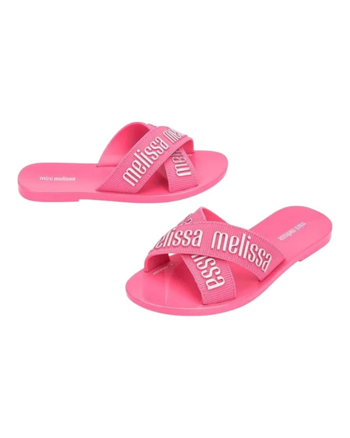 chinelo mini melissa m lover slide infantil original chinelo mini melissa m lover slide infantil original