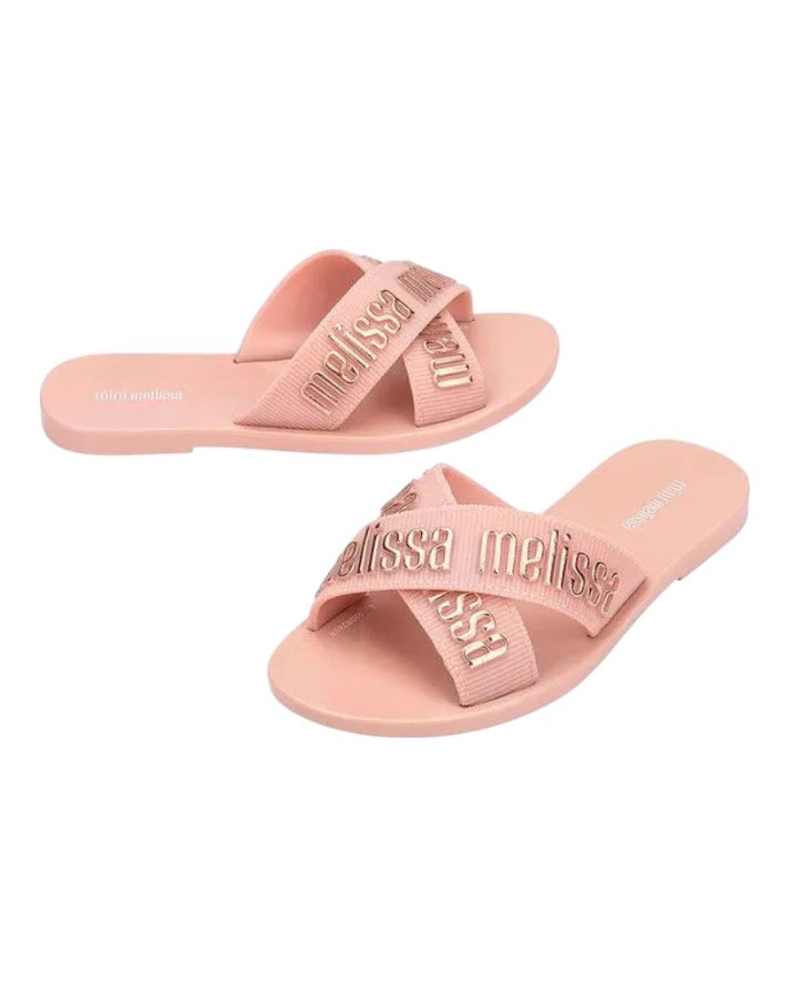 chinelo mini melissa m lover slide infantil original chinelo mini melissa m lover slide infantil original