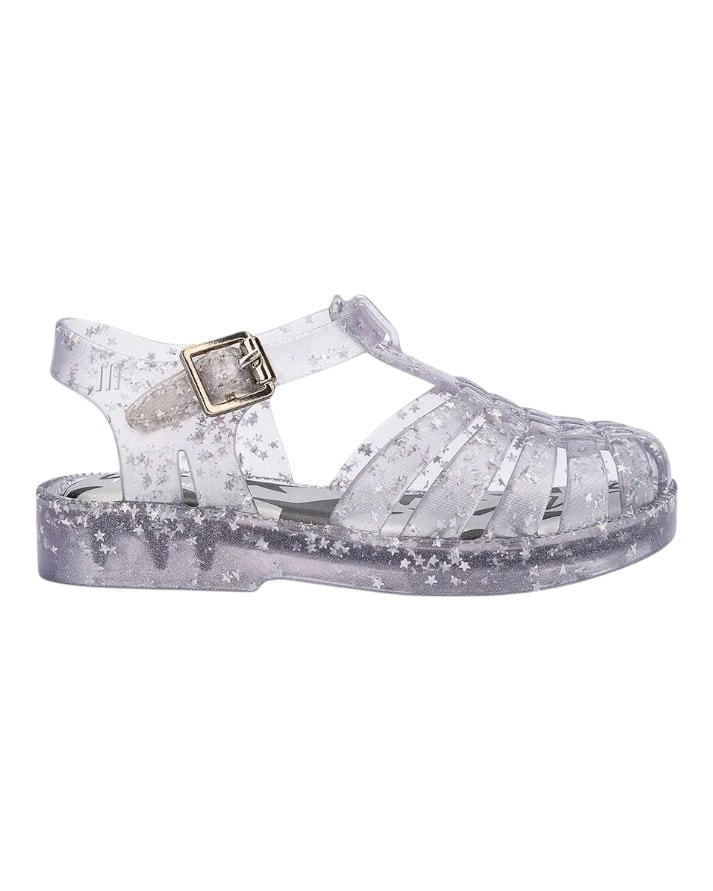 sandália mini melissa possession shiny elements baby original sandália mini melissa possession shiny elements baby original