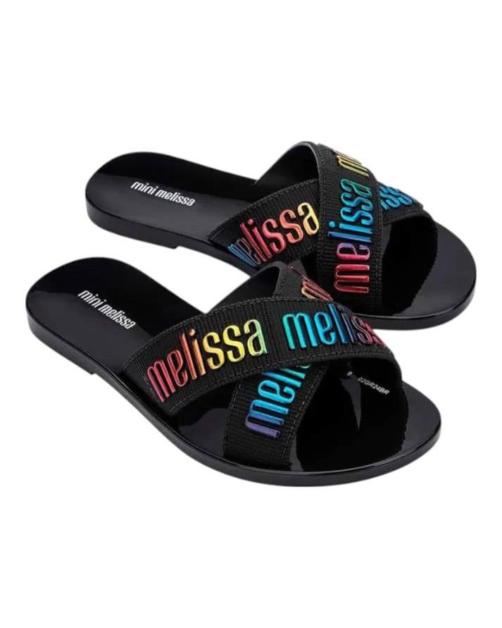 chinelo mini melissa m lover slide infantil original chinelo mini melissa m lover slide infantil original