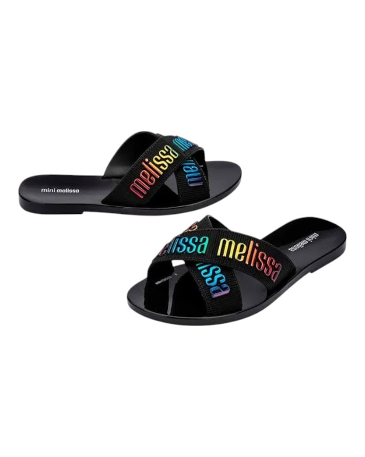 chinelo mini melissa m lover slide infantil original chinelo mini melissa m lover slide infantil original