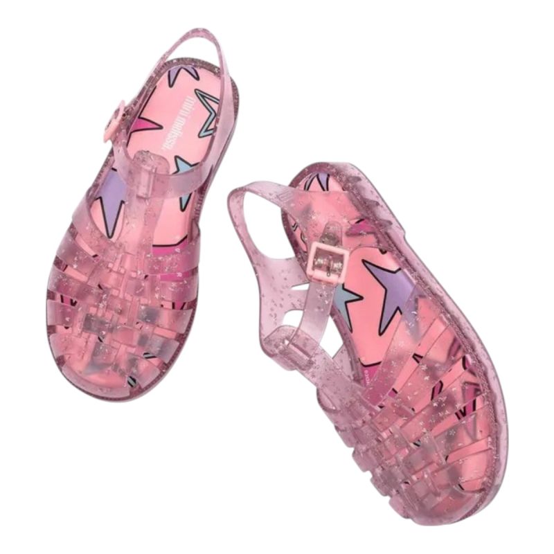 sandália mini melissa possession shiny elements infantil original sandália mini melissa possession shiny elements infantil original