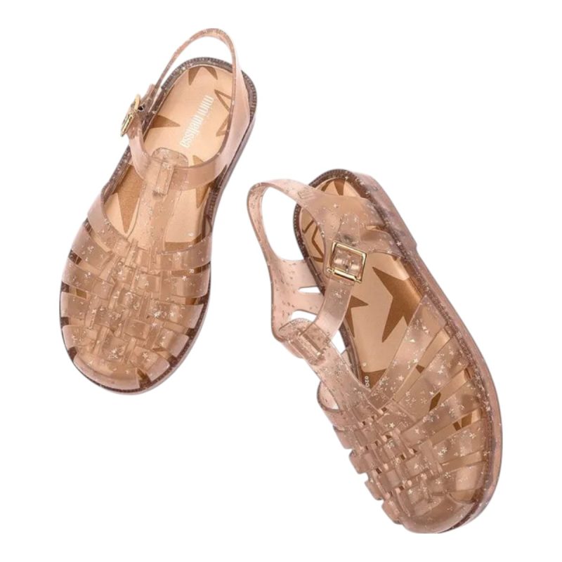 sandália mini melissa possession shiny elements infantil original sandália mini melissa possession shiny elements infantil original