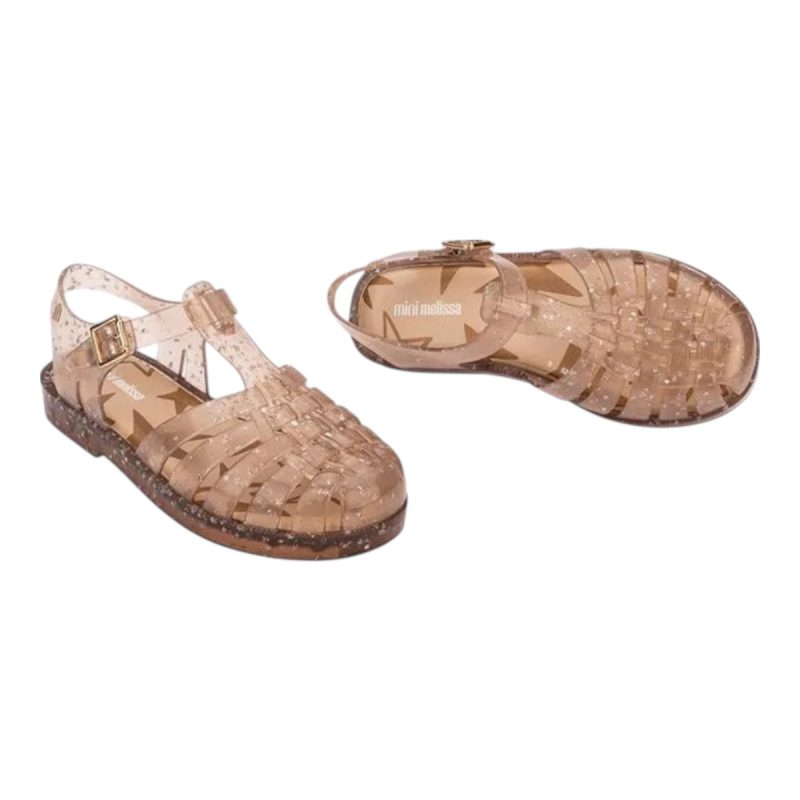 sandália mini melissa possession shiny elements infantil original sandália mini melissa possession shiny elements infantil original