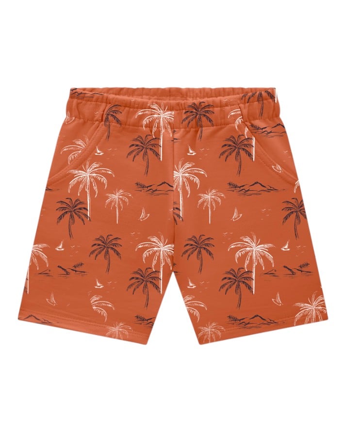 conjunto infantil camiseta + bermuda milon confortável original