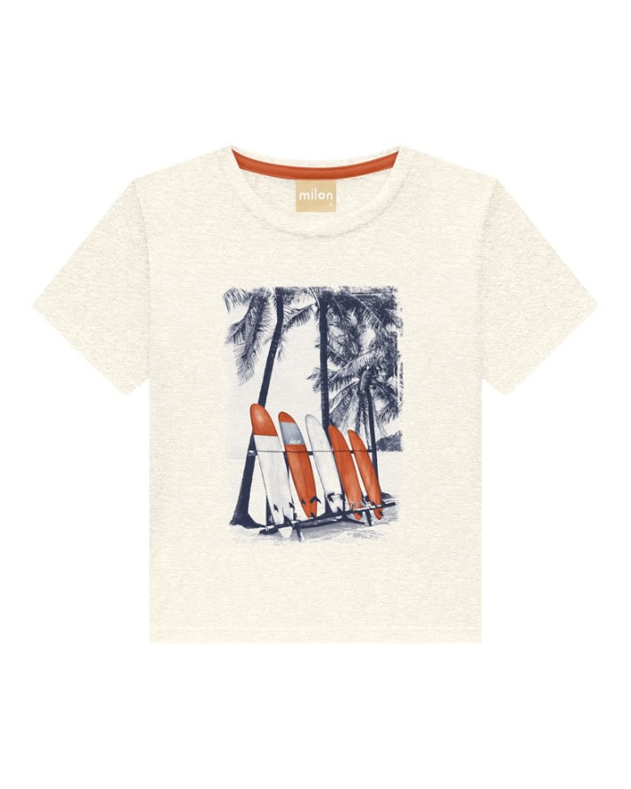 conjunto infantil camiseta + bermuda milon confortável original