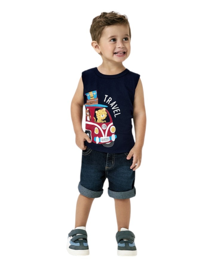 regata infantil masculina 1 ao 3 confortável kyly original regata infantil masculina 1 ao 3 confortável kyly original