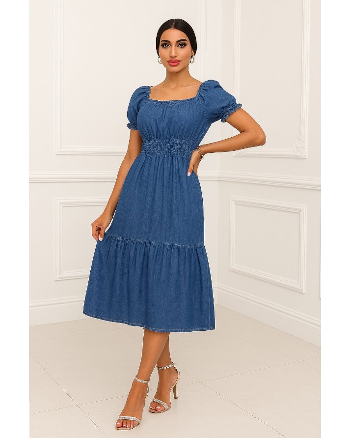 vestido jeans feminino caimento perfeito e confortável