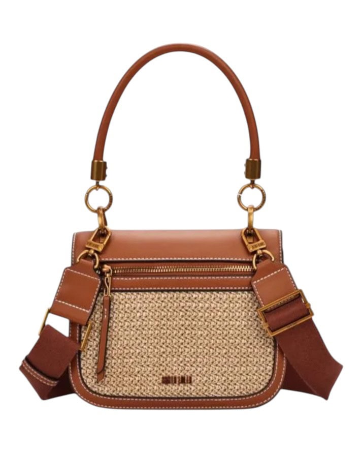 bolsa soft santa lolla com alça de gorgurão prática e sofisticada original