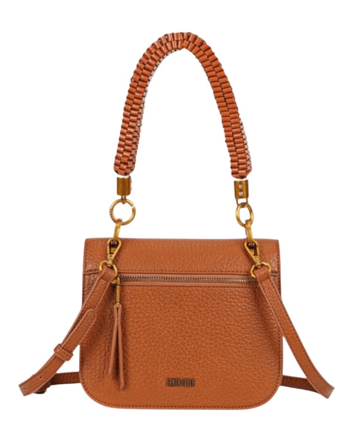 bolsa santa lolla texturizada várias divisórias zíper original bolsa santa lolla texturizada várias divisórias zíper original